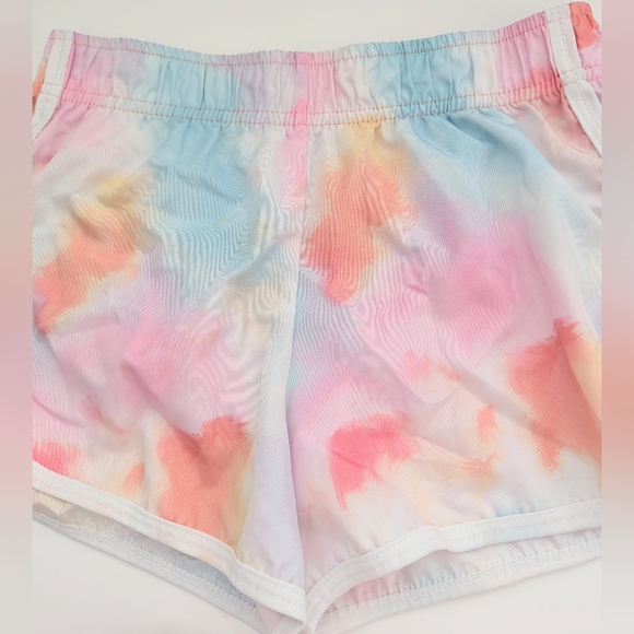 Kids (Size Small/7-8) Pastel Colored Tie-Dye Shorts w/Elastic Waist - Picture 3 of 14
